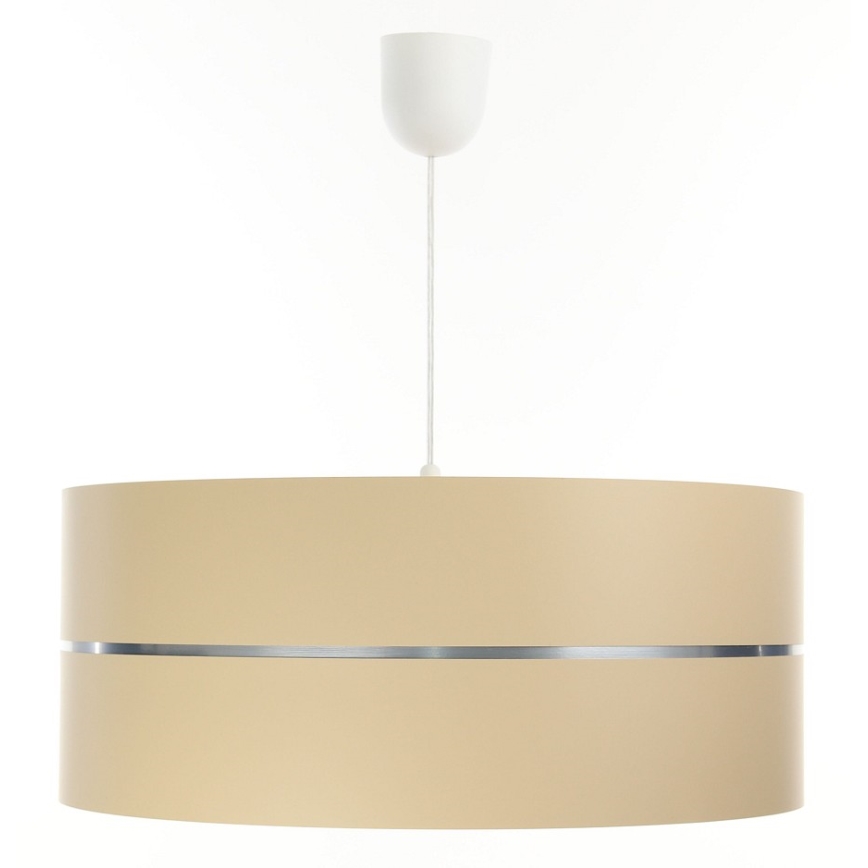 Lustr na lanku GLAM HOME 1xE27/60W/230V pr. 40 cm béžová