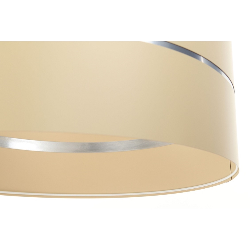 Lustr na lanku GLAM HOME 1xE27/60W/230V pr. 40 cm béžová