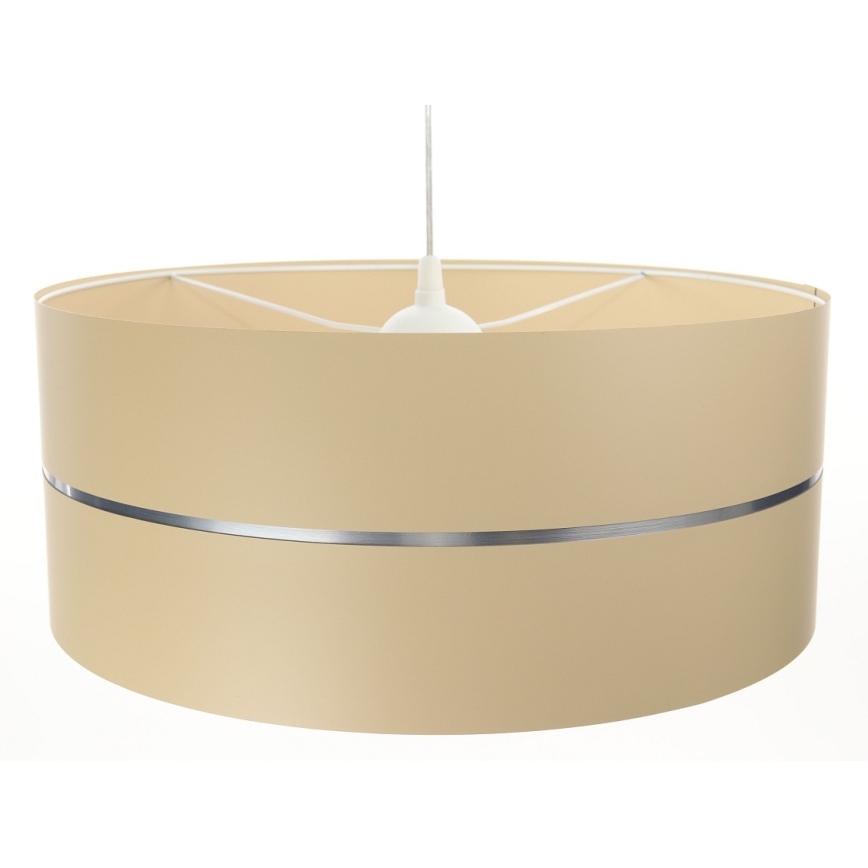 Lustr na lanku GLAM HOME 1xE27/60W/230V pr. 40 cm béžová