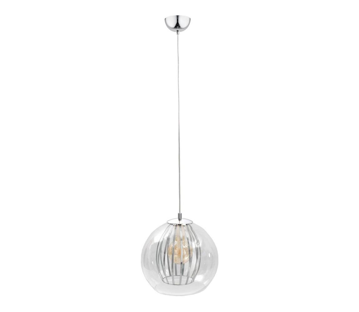 Namat Lustr na lanku GLAMI 1xE27/60W/230V lesklý chrom NA0283