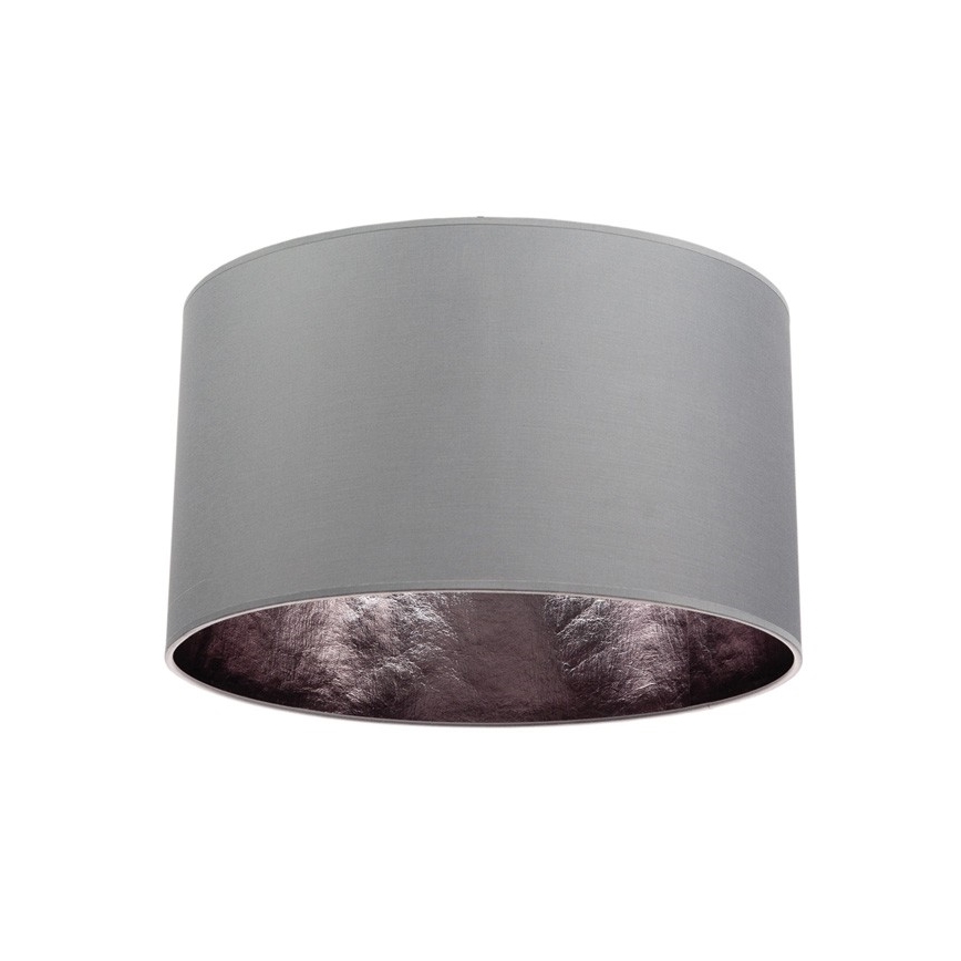 Lustr na lanku GLEAM 1xE27/60W/230V šedá/stříbrná
