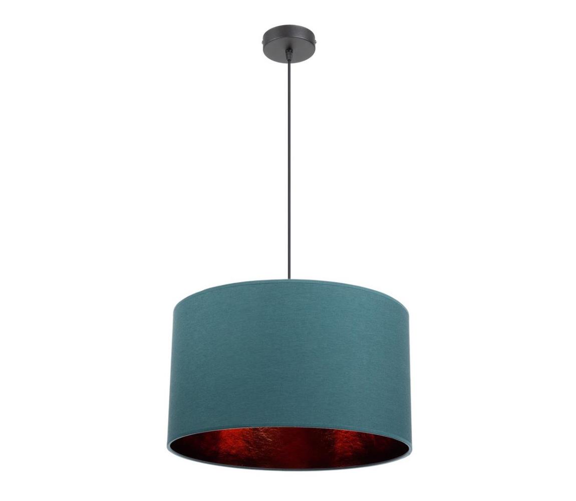 Belis Lustr na lanku GLEAM 1xE27/60W/230V tyrkysová BE0308