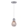 Lustr na lanku GLIVA 1xE27/60W/230V