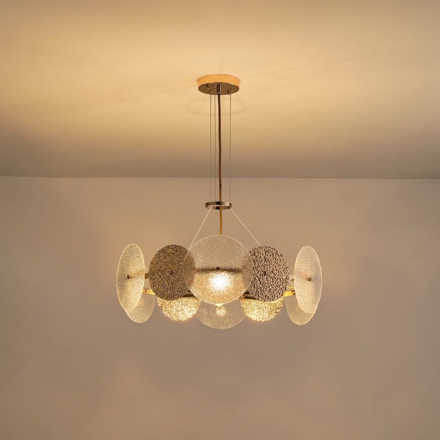 Lustr na lanku GLOW 6xE14/40W/230V
