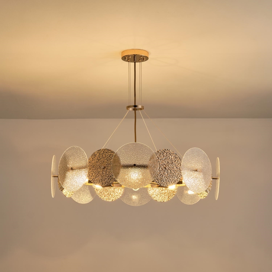 Lustr na lanku GLOW 8xE14/40W/230V