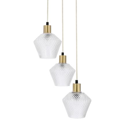 Lustr na lanku GRENIKO 3xE14/40W/230V