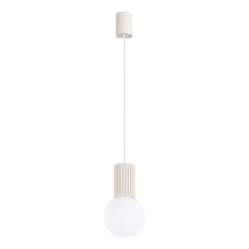 Lustr na lanku HALO 1xG9/8W/230V pr. 12 cm krémová