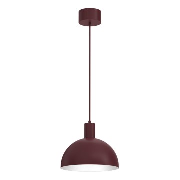 Lustr na lanku HANDA 1xE27/15W/230V burgundy