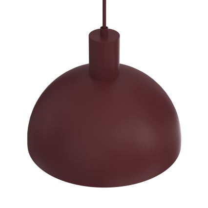 Lustr na lanku HANDA 1xE27/15W/230V burgundy