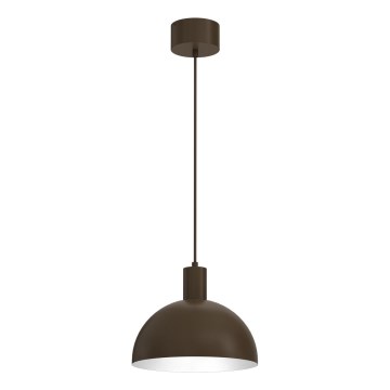 Lustr na lanku HANDA 1xE27/15W/230V hnědá