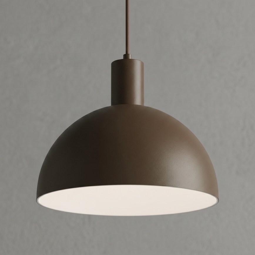 Lustr na lanku HANDA 1xE27/15W/230V hnědá