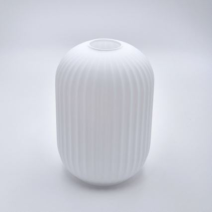 Lustr na lanku HARMA 1xE27/15W/230V pr. 14 cm bílá/zlatá