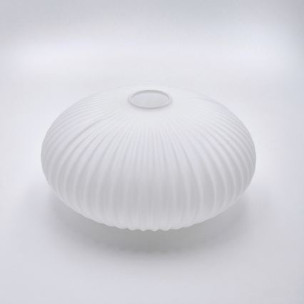 Lustr na lanku HARMA 1xE27/15W/230V pr. 25 cm bílá/zlatá
