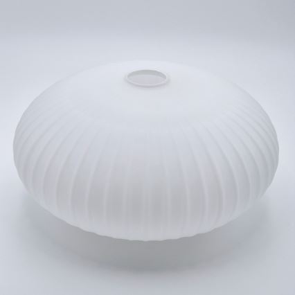 Lustr na lanku HARMA 1xE27/15W/230V pr. 30 cm bílá/zlatá