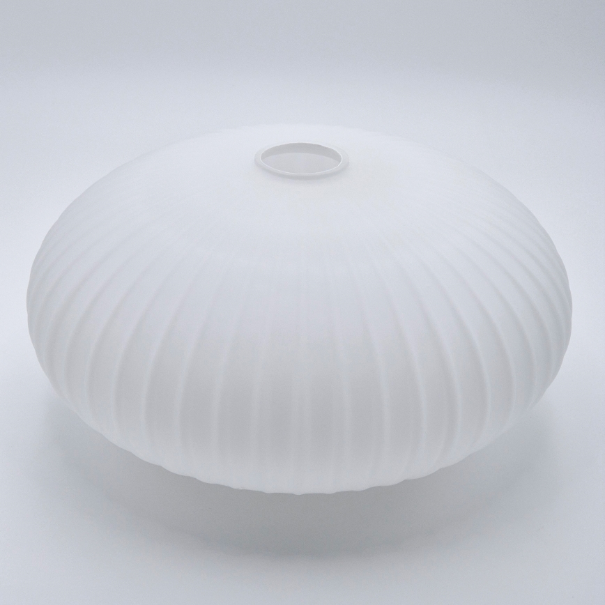 Lustr na lanku HARMA 1xE27/15W/230V pr. 30 cm bílá/zlatá