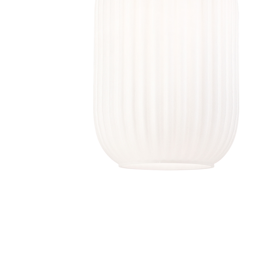 Lustr na lanku HARMONY 1xE27/15W/230V pr. 14 cm bílá/dub