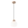 Lustr na lanku HARMONY 1xE27/15W/230V pr. 20 cm bílá/dub