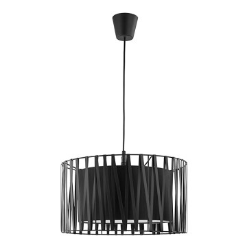 Lustr na lanku HARMONY BLACK 1xE27/60W/230V