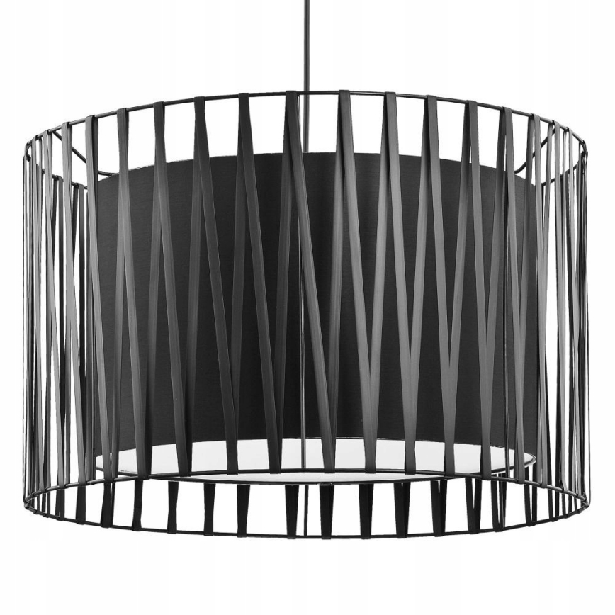 Lustr na lanku HARMONY BLACK 3xE27/60W/230V