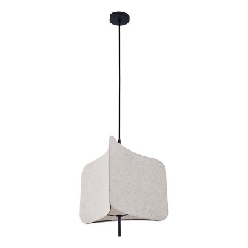Lustr na lanku HAVANA 1xE27/20W/230V pr. 50 cm béžová
