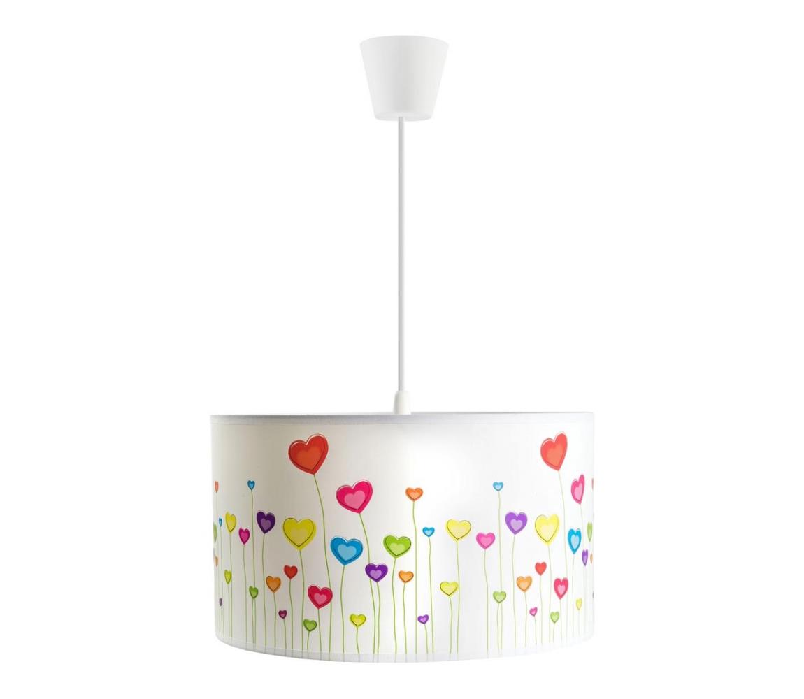Belis Lustr na lanku HEARTS 1xE27/60W/230V BE0127