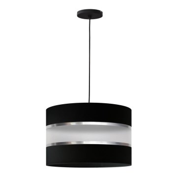 Lustr na lanku HELEN 1xE27/15W/230V černá