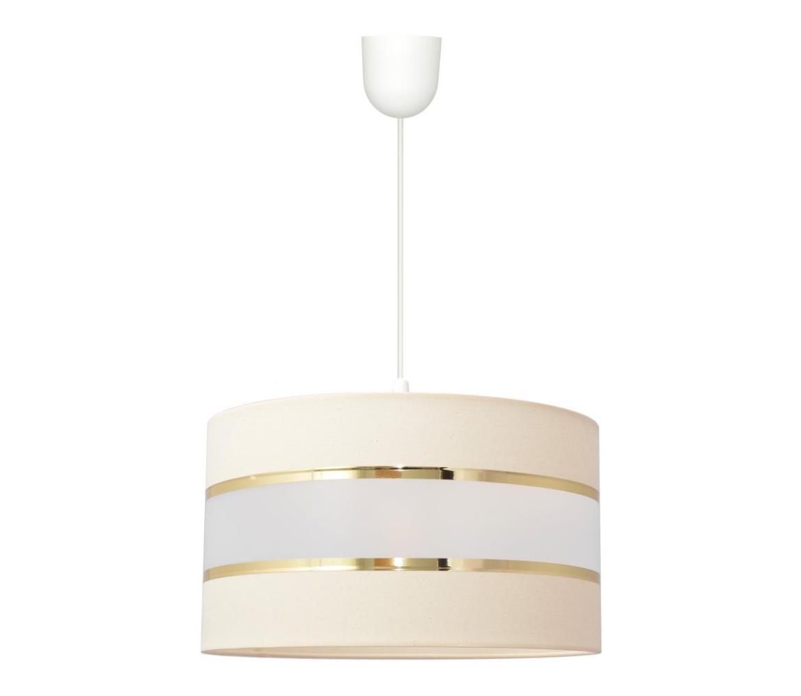 Helam Lustr na lanku HELEN 1xE27/60W/230V krémová HE1071