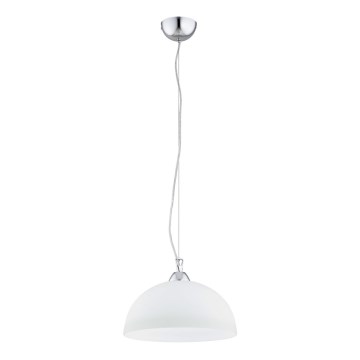 Lustr na lanku HILIA 1xE27/15W/230V bílá
