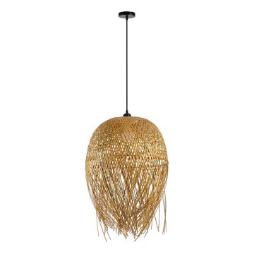 Lustr na lanku HILO 1xE27/40W/230V pr. 45 cm bambus