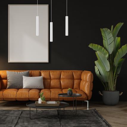 Lustr na lanku HUDSON 3xGU10/8W/230V bílá
