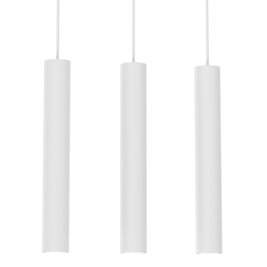 Lustr na lanku HUDSON 3xGU10/8W/230V bílá