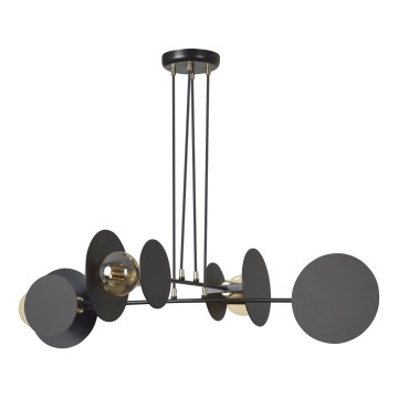 Lustr na lanku IDEA 4xE27/15W/230V černá