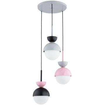 Lustr na lanku IRSA 3xE27/15W/230V pestrobarevná