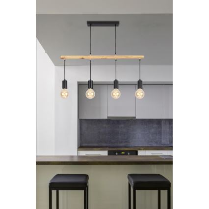 Lustr na lanku IZZY 4xE27/60W/230V