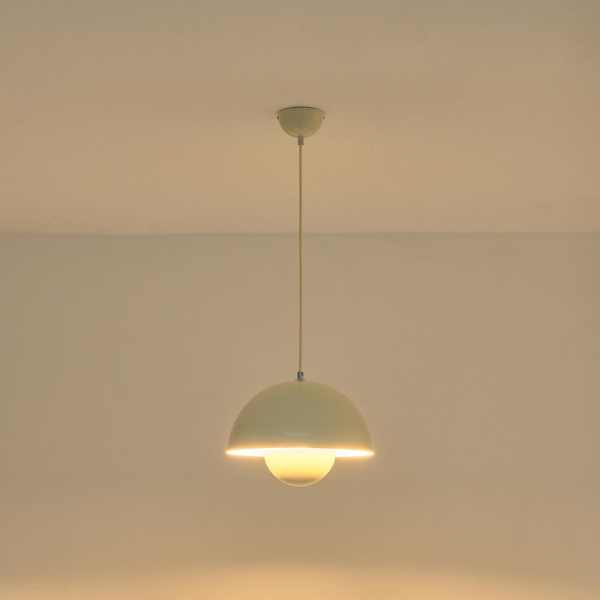 Lustr na lanku JARDEN 1xE27/15W/230V bílá