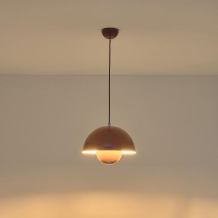 Lustr na lanku JARDEN 1xE27/15W/230V červená