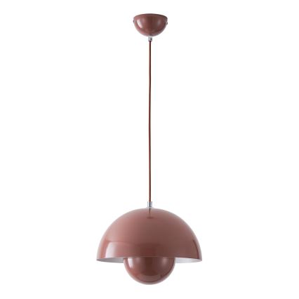 Lustr na lanku JARDEN 1xE27/15W/230V hnědá