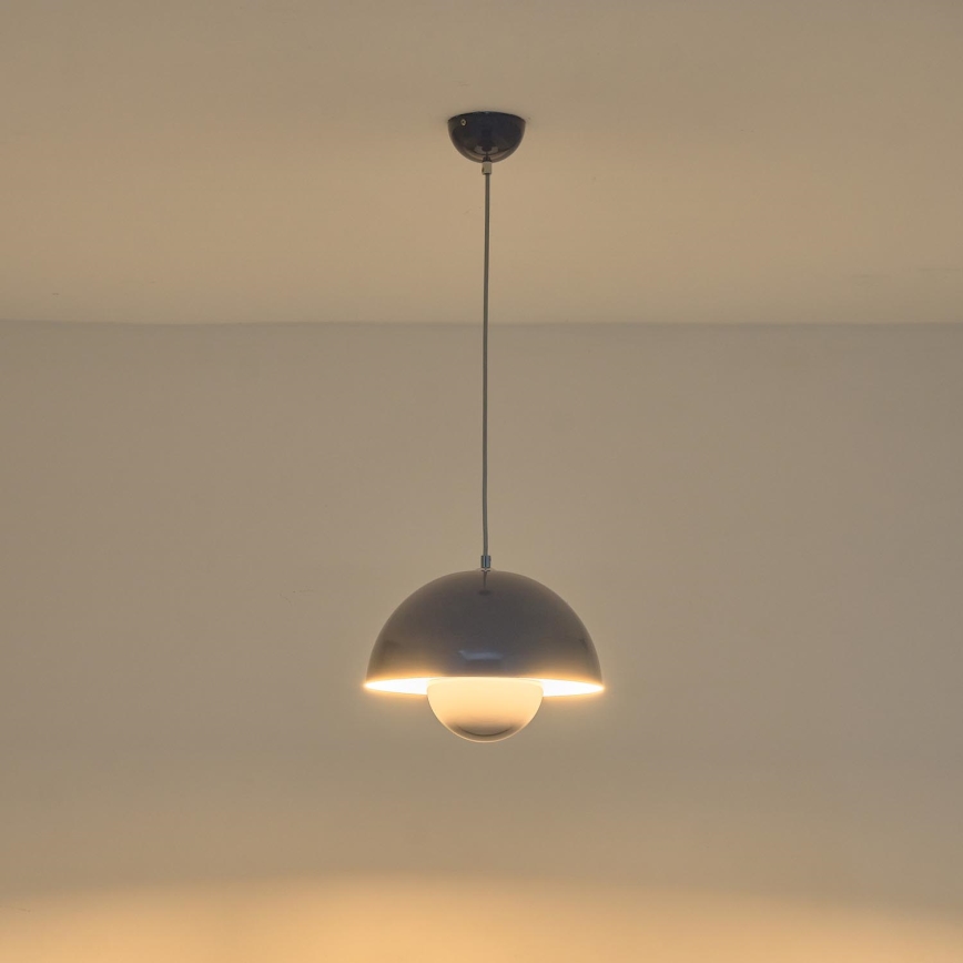 Lustr na lanku JARDEN 1xE27/15W/230V modrá