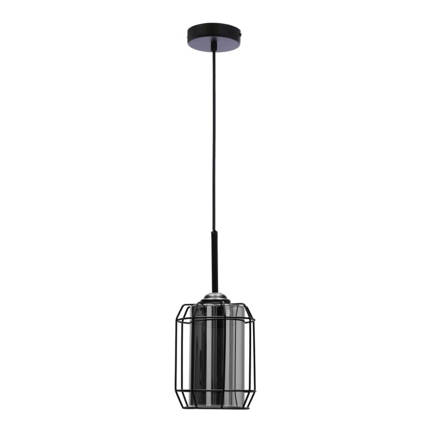 Lustr na lanku JONERA 1xE27/40W/230V černá