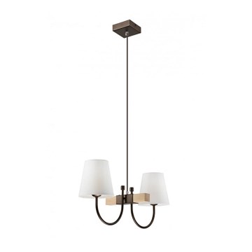 Lustr na lanku JULIETTA 2xE27/60W/230V