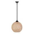Lustr na lanku JUTE 1xE27/60W/230V béžová