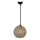 Lustr na lanku JUTE 1xE27/60W/230V hnědá