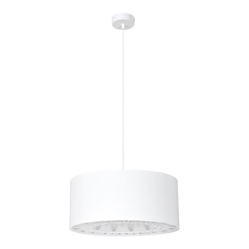 Lustr na lanku KAMA 1xE27/60W/230V bílá