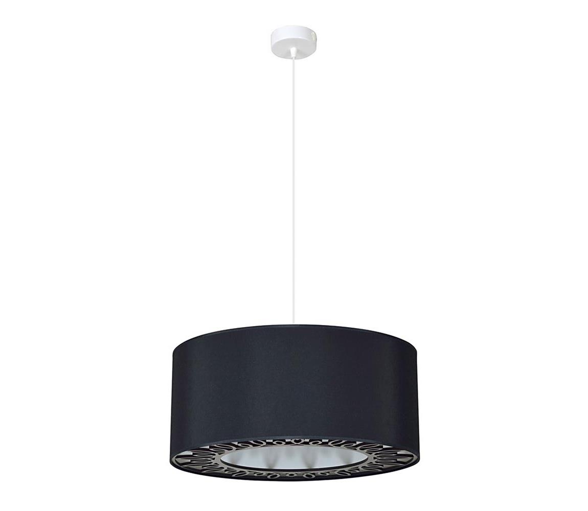 Belis Lustr na lanku KAMA 1xE27/60W/230V černá BE0028