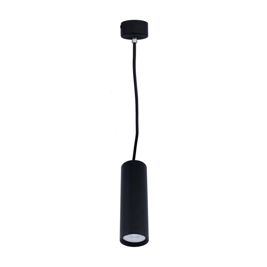 Lustr na lanku KARADON 1xGU10/30W/230V 17 cm černá