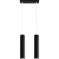Lustr na lanku KARADON 2xGU10/30W/230V černá