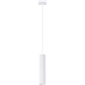 Lustr na lanku KARBON 1xGU10/10W/230V bílá