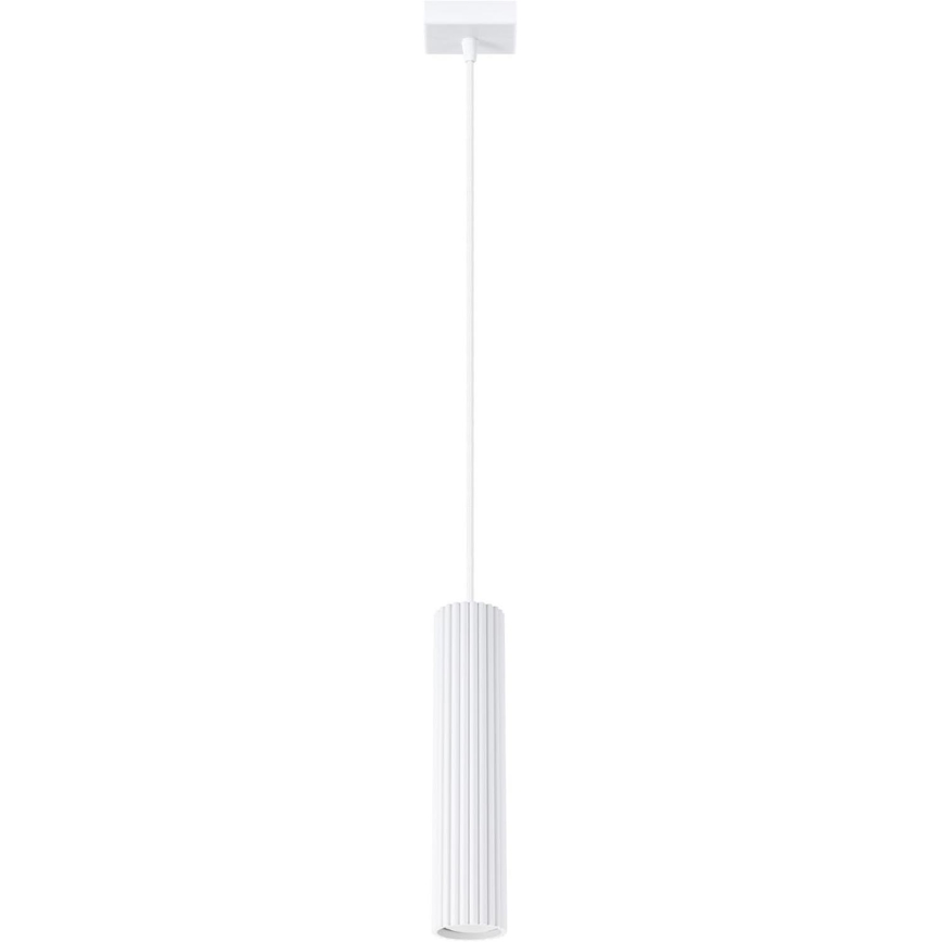 Lustr na lanku KARBON 1xGU10/10W/230V bílá