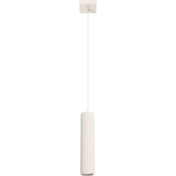 Lustr na lanku KARBON 1xGU10/10W/230V krémová