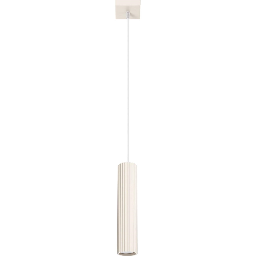 Lustr na lanku KARBON 1xGU10/10W/230V krémová